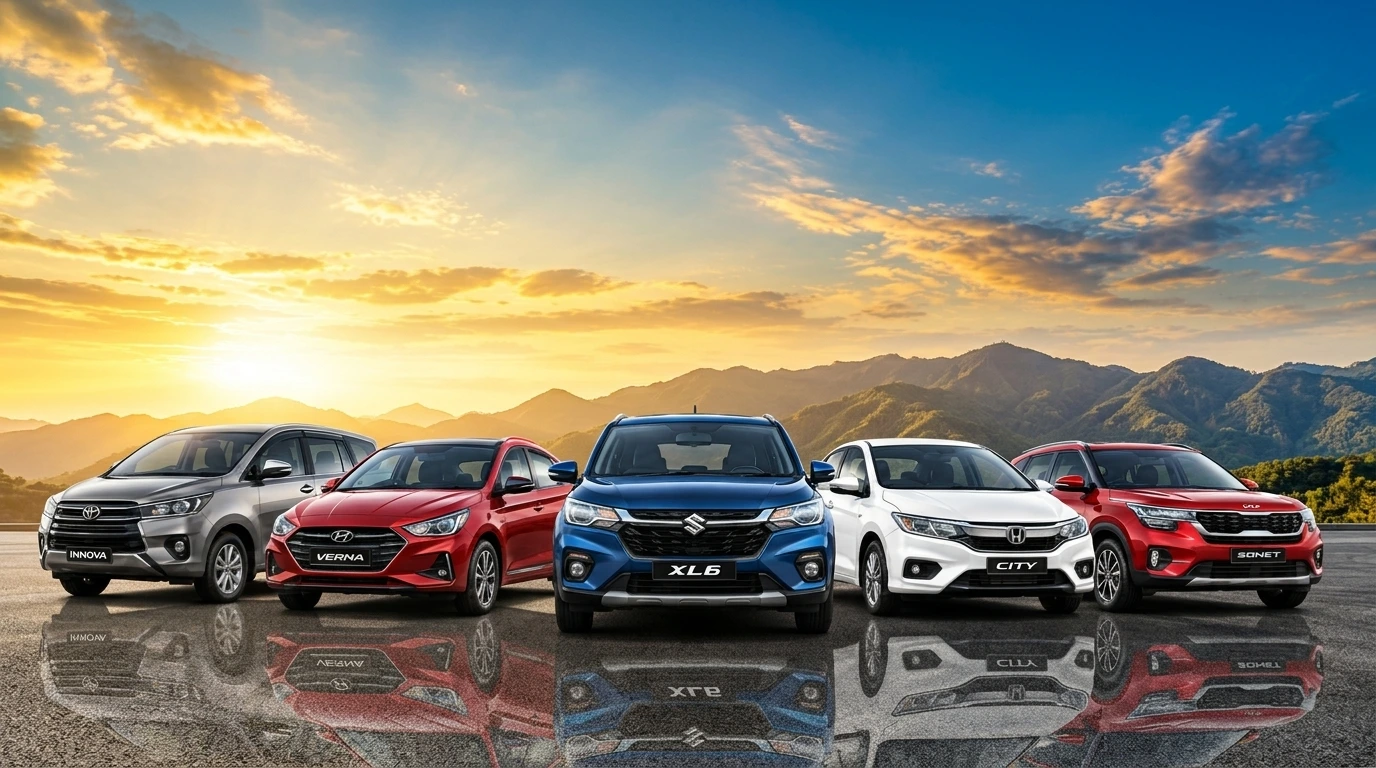 Quality used cars in Siliguri - Innova, Verna, XL6, City, Sonet